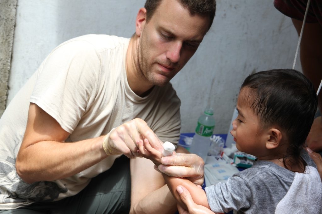 Jameson and child