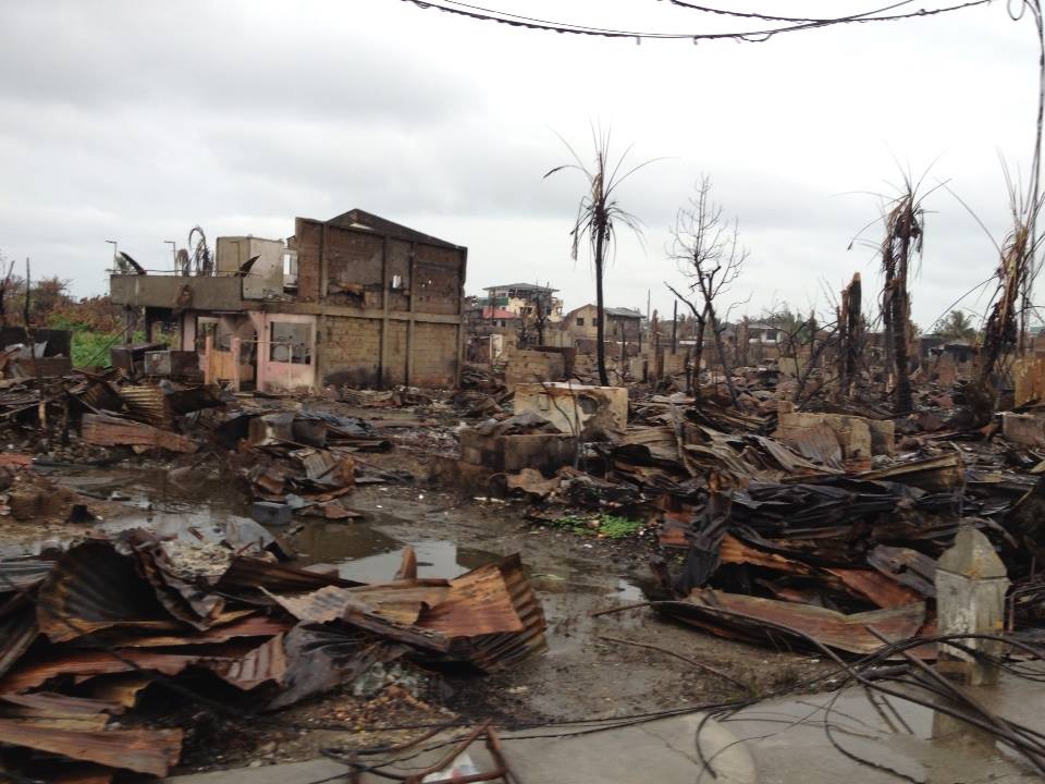 War Destroyed Area