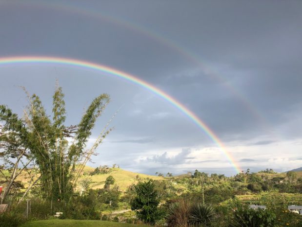 Rainbow over Kudjip