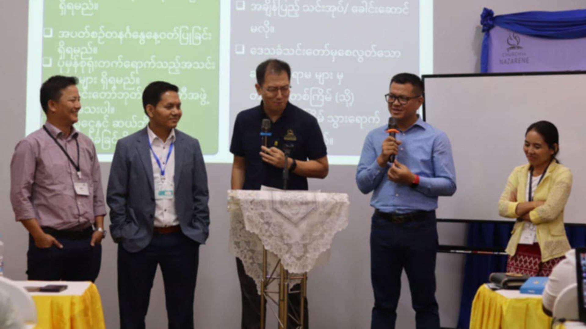 Jesus Film Team leaders gathered for enhancement training