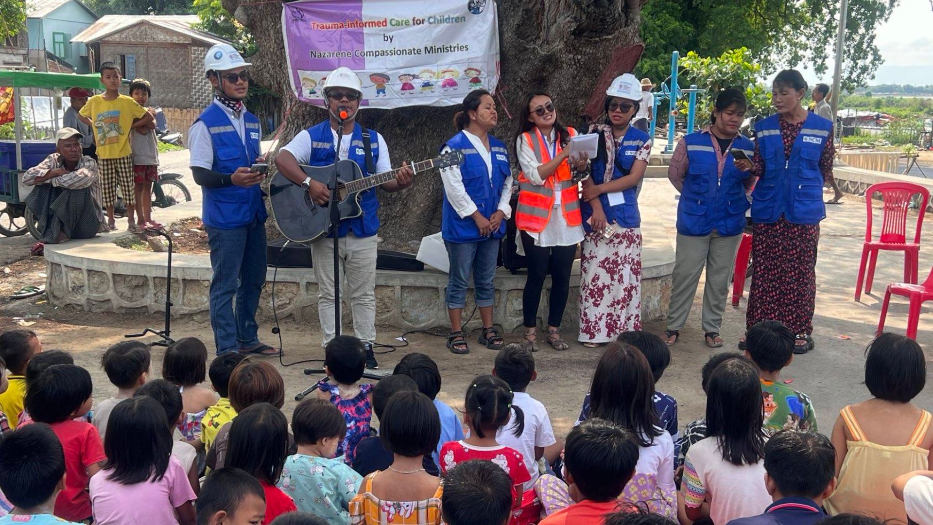 Myanmar Central District continues relief efforts through trauma debriefing